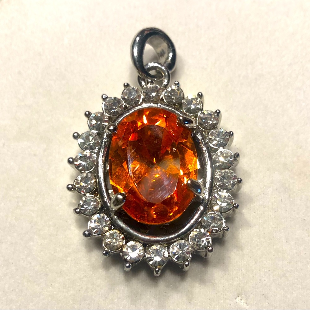 Rhinestone Pendant ~ never worn